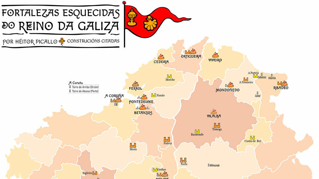 Fortalezas esquecidas do Reino da Galiza. (Foto: Martiño Picallo-Luscofusco)